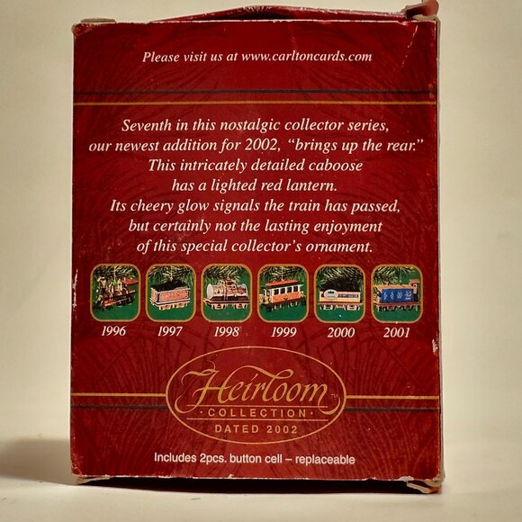 ADORABLE Carlton Cards Wonderland Express Ornament 2002 Lights Up SERIES - Picture 5 of 10